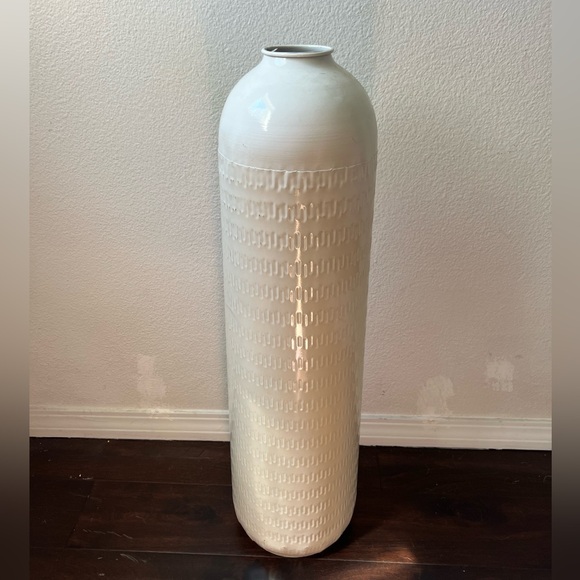 Punched Metal Vase - Picture 2 of 5